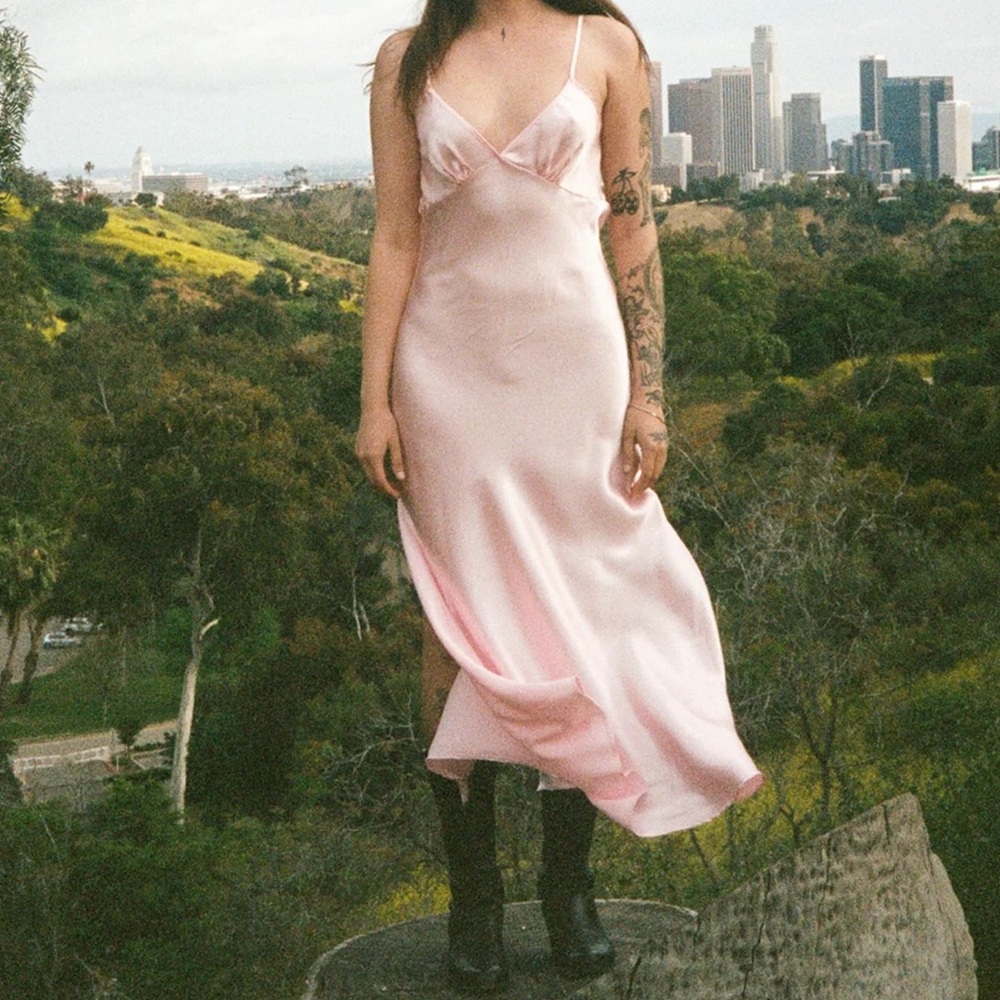 90s Satin Slip Gown